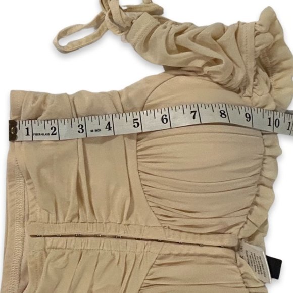 Windsor Women's Cream Colored Padded Clasp Secured Bustier Size Small - Picture 10 of 12